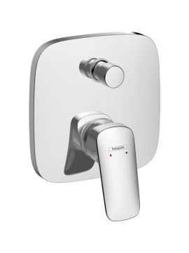 Hansgrohe Logis Single Lever Manual Bath Mixer Tap Concealed Installation Chrome