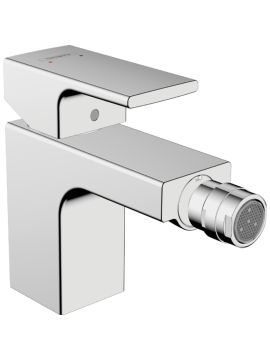Hansgrohe Vernis Shape Single Lever Bidet Mixer Tap with Pop-Up Waste Set Chrome