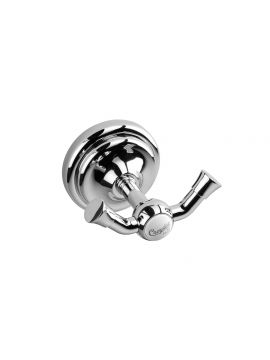 Croydex Heritage Double Robe Hook Chrome