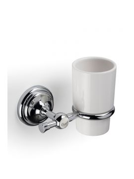 Croydex Heritage Tumbler & Holder Chrome