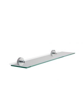 Pendle Glass Shelf Chrome 