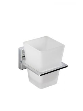 Cheadle Tumbler & Holder Chrome