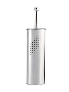 Toilet Brush & Holder Polished Stainless Steel