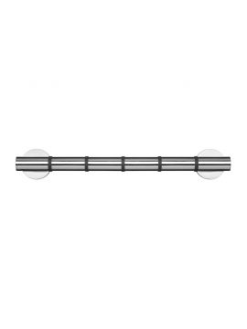 Grab 'N' Grip Grab Bars Straight Chrome 485mm