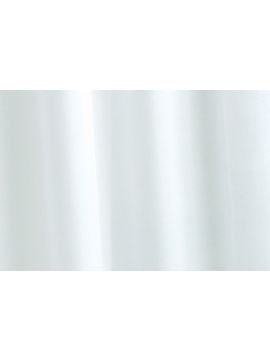 Plain PVC Shower Curtain White 1800 x 1800mm