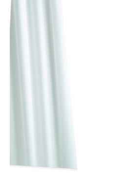 Textile Shower Curtain Plain White 1800 x 1800mm