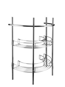 Pedestal Storage Unit Chrome