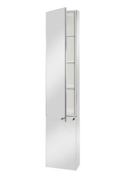 Nile Tall Cabinet Stainless Steel