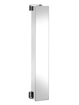 Ottawa 1200mm Spinning Cabinet Stainless Steel with Mirror Glass Door