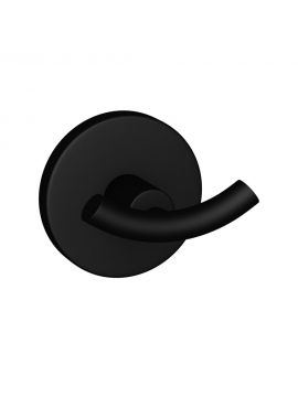 Jaquar Opal Prime Double Robe Hook Matt Black