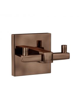 Jaquar Kubix Prime Double Robe Hook Antique Copper