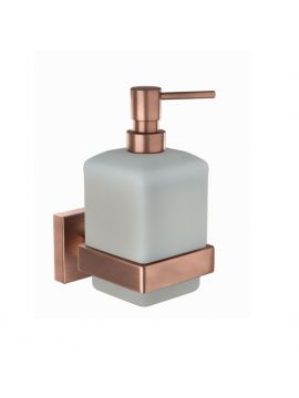 Jaquar Kubix Prime Soap Dispenser Antique Copper