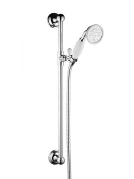 Arlington Traditional Slide Rail & Adjustable Handset Kit Chrome