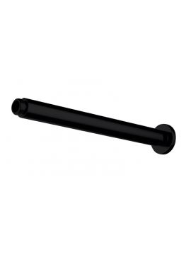 Equate Round Ceiling Mounted Shower Arm Matt Black 220mm