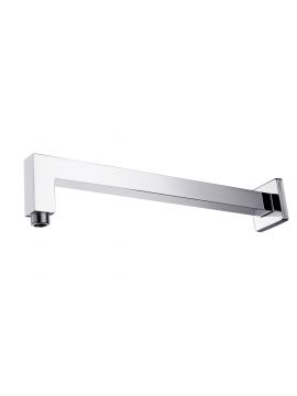 Observa Square Wall Mounted Shower Arm Chrome 430mm