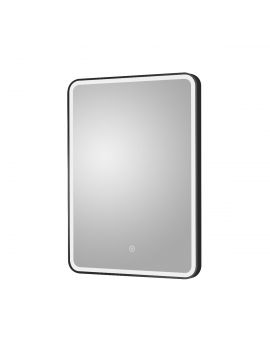 Macello Rectangular Black Framed Mirror 700 x 500mm