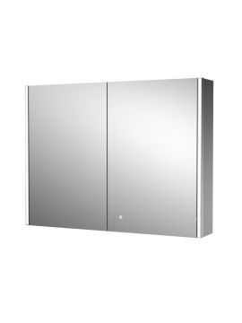 Berroni Rectangular Mirror Cabinet 800 x 600mm