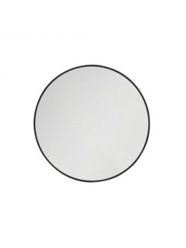 Future Glass Round Shape Stainless Steel Framed Wall Mirror