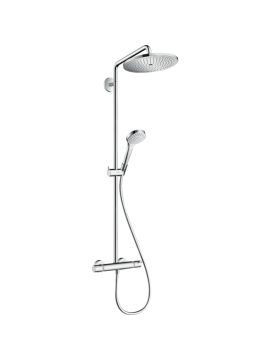 Hansgrohe Croma Select S Showerpipe 280 1 Jet with Thermostatic Shower Mixer Chrome