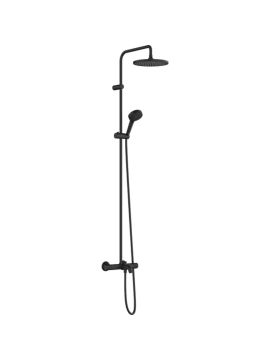 Hansgrohe Vernis Blend Showerpipe 240 1 Jet with Bath Thermostat Matt Black