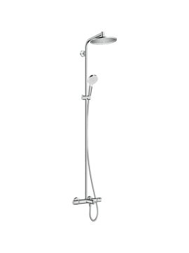 Hansgrohe Crometta S Showerpipe 240 1 Jet with Thermostatic Bath Mixer Chrome