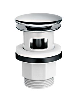 Hansgrohe Waste Set Plastic Push-Open for Basin and Bidet Mixers Chrome