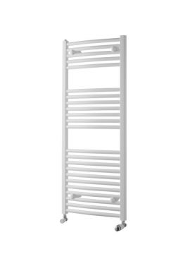 Pisa Curved White Towel Radiator