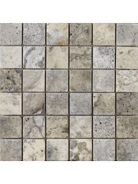 Ancona Grey Matt Mosaics Wall and Floor Tiles 300 x 300mm - Pack of 7