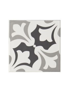 Josette Wall Pattern Tile Grey 152x152x7mm