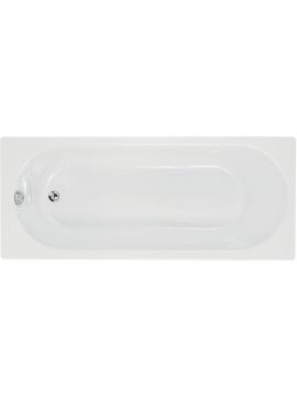 Trojan Cascade Acrylic Single Ended Bath 0TH White