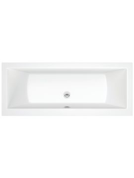 Trojan Solarna Acrylic Double Ended Bath 0TH White