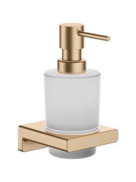 Hansgrohe AddStoris Q Liquid Soap Dispenser Brushed Bronze