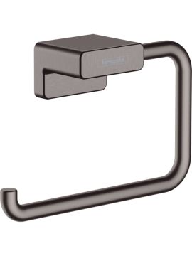 Hansgrohe AddStoris Q Toilet Paper Holder Brushed Black Chrome