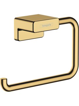 Hansgrohe AddStoris Q Toilet Paper Holder Polished Gold Optic