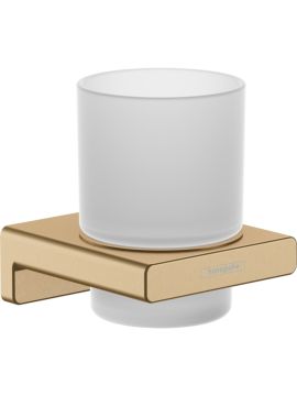 Hansgrohe AddStoris Q Toothbrush Tumbler Brushed Bronze