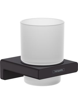 Hansgrohe AddStoris Q Toothbrush Tumbler Matt Black