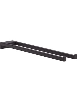 Hansgrohe AddStoris Q Towel Holder Twin-Handle Matt Black