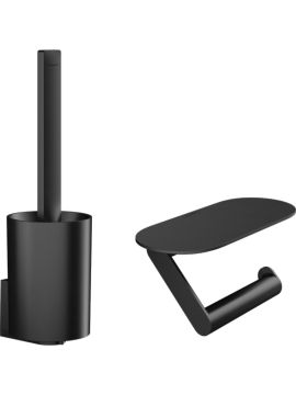 Hansgrohe WallStoris Toilet Bundle Matt Black