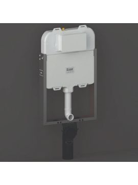 RAK 8cm Slimline Hidden with Metal Frame for Wall Hung Pans ( Suitable for block work wall)