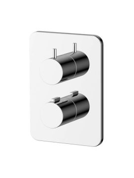 RAK Blade Single Outlet Thermostatic Concealed Valve Chrome