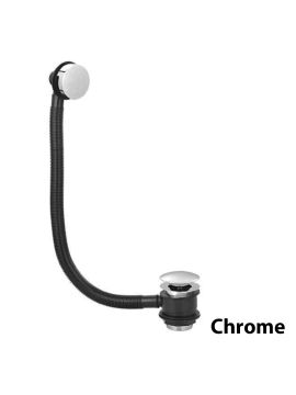 RAK Click Clack Bath Waste & Overflow Chrome