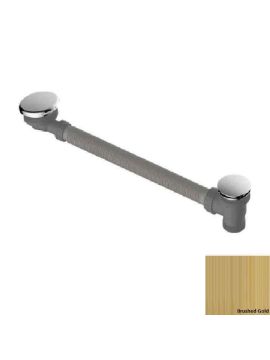 RAK Clicker Bath Waste and Overflow Gold