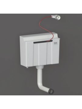 RAK Concealed Cistern for Furniture with Cable Operated Push Button, Bottom Inlet