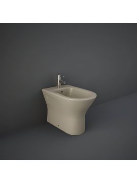 RAK Feeling Back to Wall Rimless Bidet Cappuccino