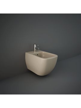 RAK Feeling Wall Hung Rimless Bidet Cappuccino