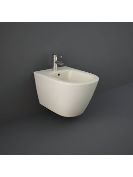 RAK Feeling Wall Hung Rimless Bidet Greige