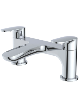 RAK Mercury Bath Filler 2 Tap Hole Chrome