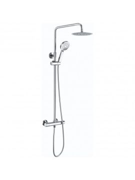 RAK Origin Round Thermostatic Mixer Shower Exposed Chrome