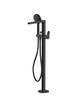 RAK Petit Freestanding Bath Shower Mixer Tap Black