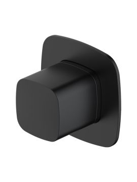 RAK Petit Square Single Outlet Concealed Shower Valve Black